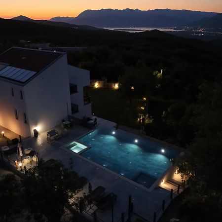 Villa Principium With Infinity Edge Pool&Hot Tub Cattaro Esterno foto
