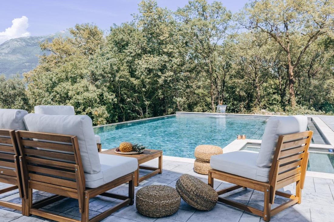 Villa Principium With Infinity Edge Pool&Hot Tub Cattaro Esterno foto